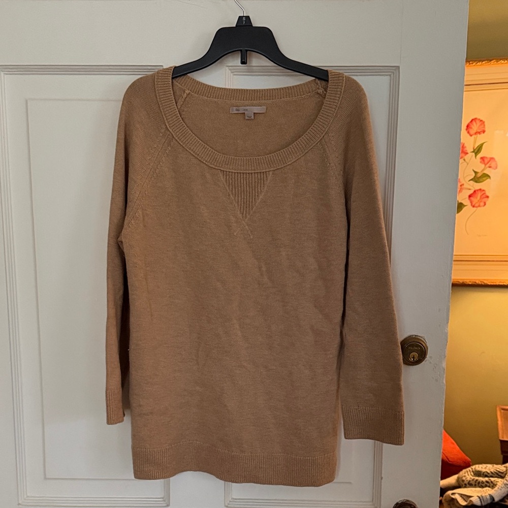 GAP Tan Crew Neck Sweater